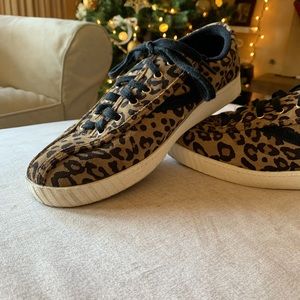 Leopard suede Tretotns sz 10